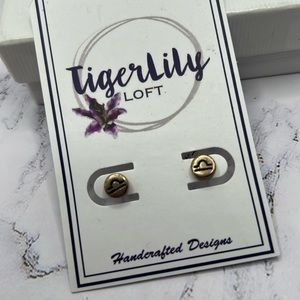 Libra Horoscope Stud Earrings.